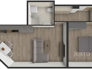Pronájem bytu 2+kk, Bechyně, Soukenická, 39 m2
