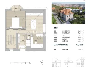 Prodej vily, Praha - Smíchov, Tichá, 340 m2