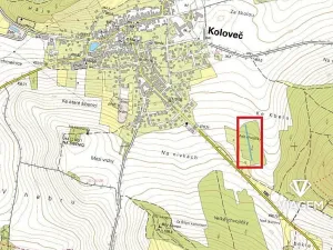 Prodej podílu lesa, Koloveč, 427 m2