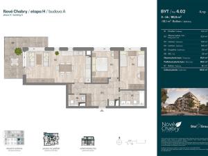 Prodej bytu 3+kk, Praha - Dolní Chabry, Ulčova, 86 m2