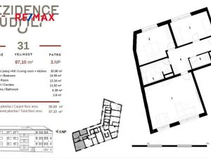 Prodej bytu 3+kk, Praha - Hrdlořezy, Českobrodská, 87 m2