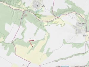 Dražba louky, Ivančice, 252 m2