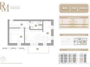 Prodej bytu 2+kk, Lipník nad Bečvou, Mánesova, 50 m2