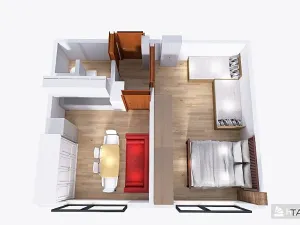 Prodej bytu 1+1, Hartmanice, 39 m2