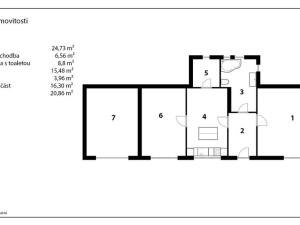 Prodej rodinného domu, Žlebské Chvalovice, 76 m2