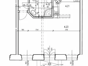 Pronájem bytu 1+kk, Praha - Vinohrady, 42 m2