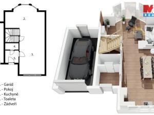 Prodej rodinného domu, Hostivice, náměstí Jana IV. z Dražic, 150 m2