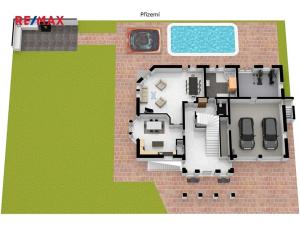 Prodej rodinného domu, Chlumčany, Sluneční, 636 m2