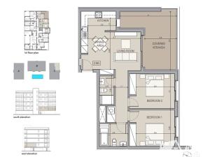 Prodej bytu 2+kk, Lemesos, Kypr, 52 m2