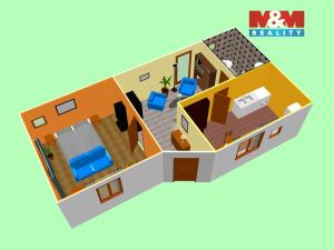 Prodej rodinného domu, Červené Pečky - Bojiště, 52 m2