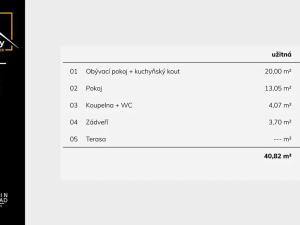 Prodej bytu 2+kk, Mikulovice, 41 m2