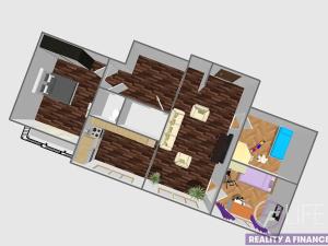 Pronájem bytu 4+1, Vrchlabí, Slovanská, 89 m2