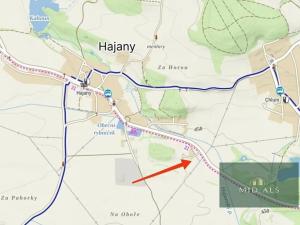 Prodej pozemku pro bydlení, Hajany, 1830 m2