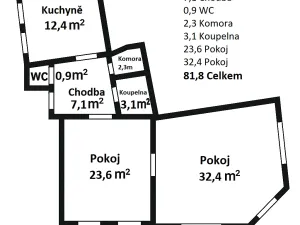 Prodej bytu 2+1, Boskovice, Havlíčkova, 82 m2