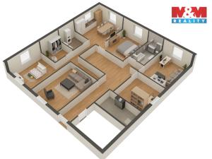 Prodej bytu 4+1, Terezín, Dlouhá, 186 m2