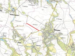 Prodej pole, Škvorec, 12948 m2