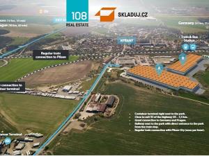 Pronájem skladu, Úherce, 5000 m2