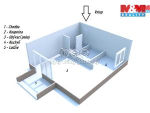 Pronájem bytu 1+kk, Rychnov nad Kněžnou, Javornická, 40 m2
