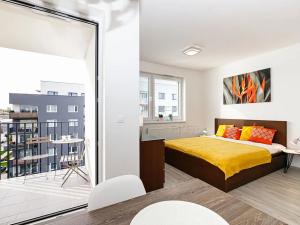 Pronájem bytu 1+kk, Praha - Vysočany, Strnadových, 33 m2