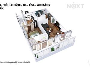 Prodej bytu 3+1, Šumperk, Čsl. armády, 60 m2