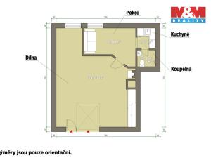 Pronájem garáže, Rokycany - Nové Město, Dělostřelců, 46 m2