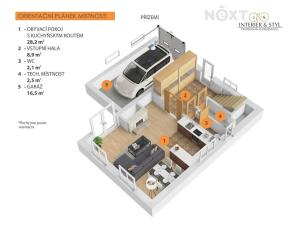 Pronájem rodinného domu, Kostelec nad Černými lesy, Dvouletky, 102 m2