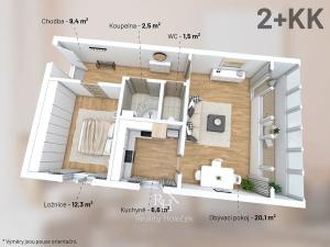 Prodej bytu 2+1, Kladno, Čs. armády, 53 m2