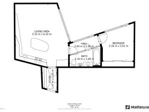 Pronájem bytu 2+kk, Praha - Holešovice, Komunardů, 57 m2