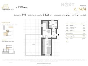 Prodej bytu 2+kk, Praha - Sedlec, Suchdolská, 62 m2