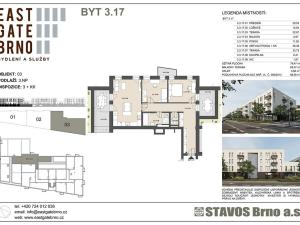 Prodej bytu 3+kk, Brno, Řípská, 85 m2