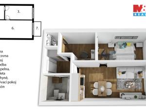 Prodej bytu 2+kk, Praha, Silurská, 53 m2