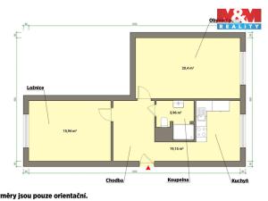 Pronájem bytu 2+1, Cheb, Družstevní, 64 m2