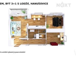 Pronájem bytu 3+1, Hanušovice, Zábřežská, 60 m2