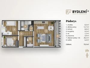 Prodej bytu 3+kk, Teplice, Trnovanská, 76 m2