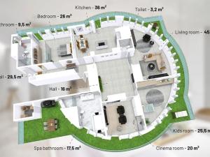 Prodej bytu 4+1, Praha - Stodůlky, Petržílkova, 228 m2