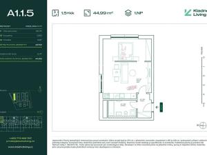 Prodej bytu 1+kk, Kladno, Pražská, 43 m2