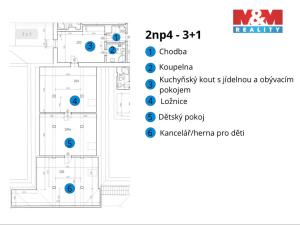 Pronájem bytu 3+1, Příseka, 143 m2