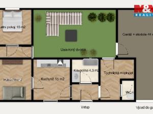 Prodej rodinného domu, Chotěboř - Svinný, 72 m2