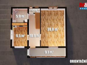 Prodej rodinného domu, Růžová, 137 m2