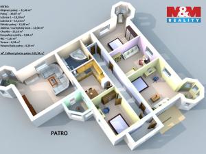 Prodej rodinného domu, Praha - Horní Počernice, Dobrošovská, 295 m2