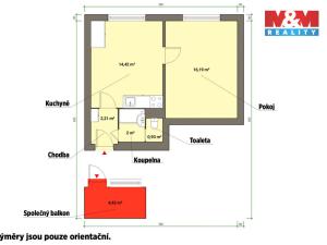 Prodej bytu 1+1, Teplá, Palackého, 41 m2