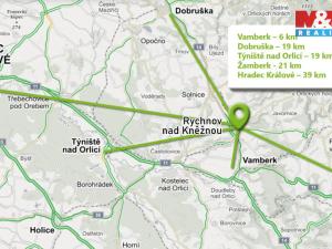 Pronájem bytu 2+1, Rychnov nad Kněžnou, Palackého, 51 m2