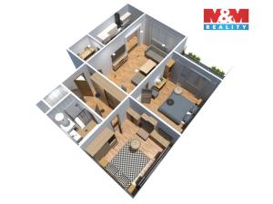 Prodej bytu 3+1, Neveklov, Rákosníkova, 68 m2