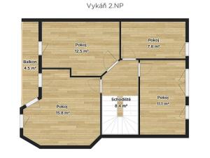 Prodej rodinného domu, Vykáň, 100 m2