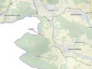 Dražba pozemku, Mikulášovice, 77 m2