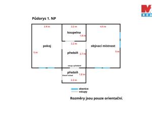 Prodej chalupy, Vranovice, 50 m2