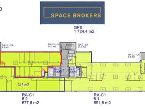 Pronájem kanceláře, Praha - Krč, Olbrachtova, 675 m2