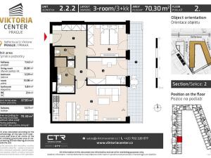 Prodej bytu 3+kk, Praha - Žižkov, Seifertova, 70 m2