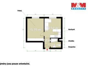 Pronájem bytu 2+kk, Plzeň - Doudlevce, Luďka Pika, 36 m2