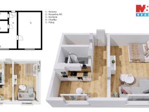 Pronájem bytu 1+1, Rokytnice v Orlických horách, Sídliště 1. máje, 32 m2